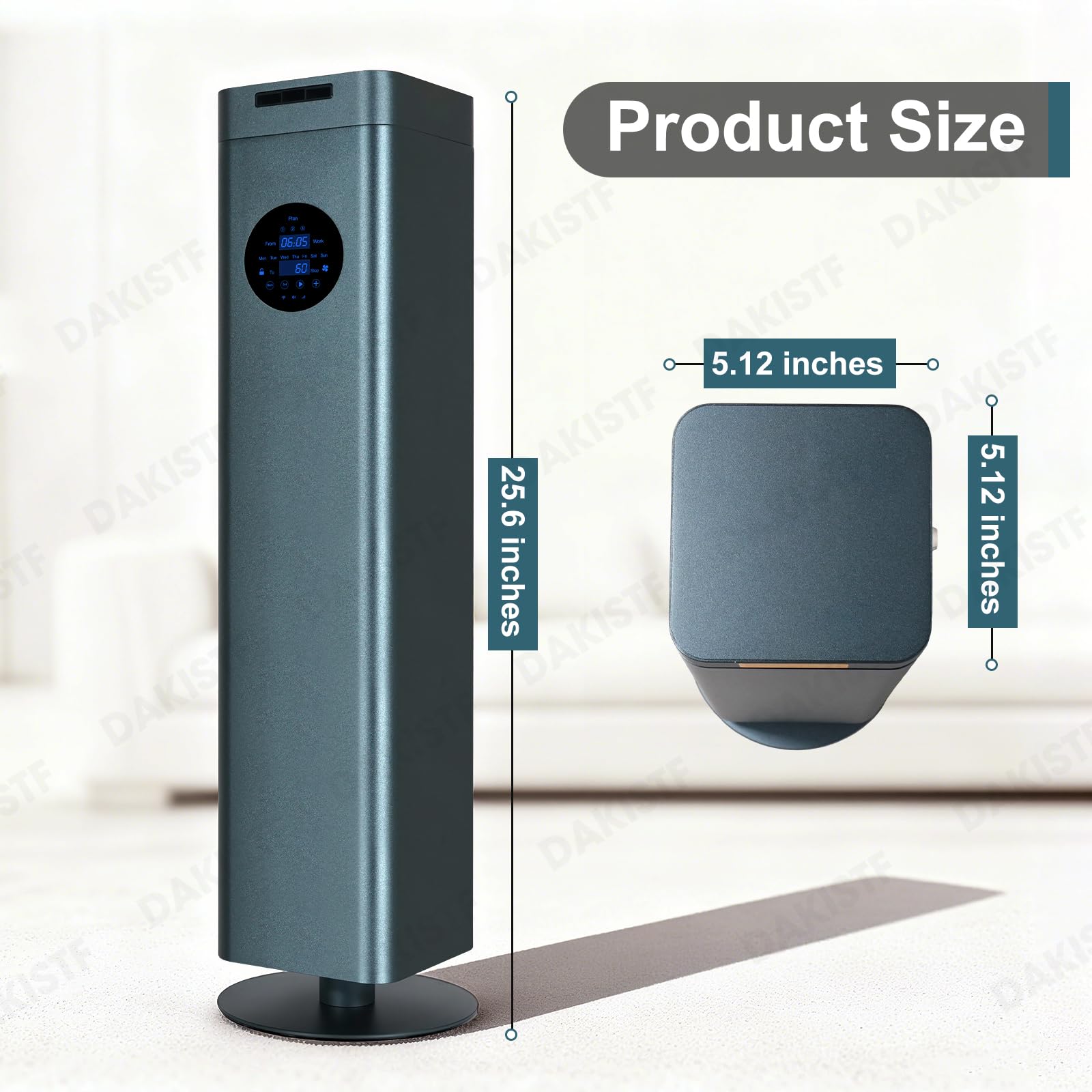 DAKISTF diffuser dual pump and high-speed fan for even mist distribution