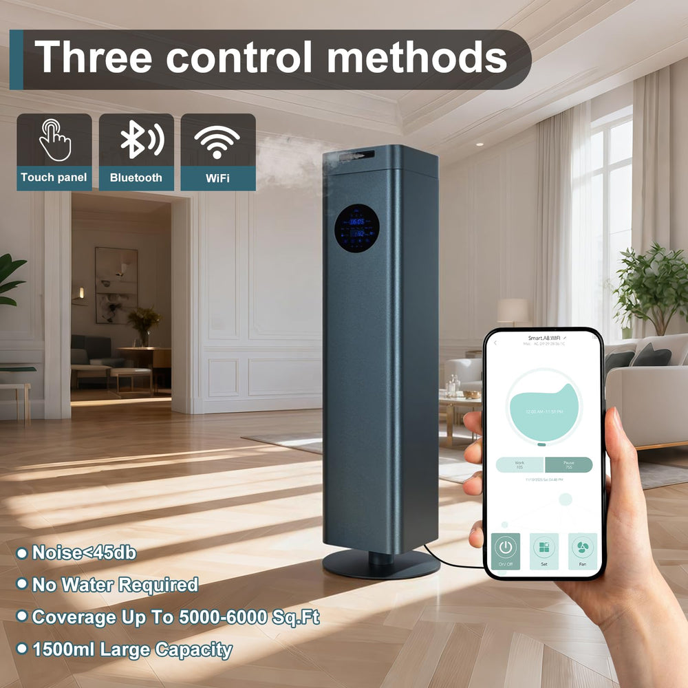 DAKISTF diffuser top touch panel for quick local control