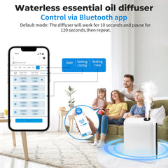 DAKISTF app control screen showing Aroma-Link scheduling