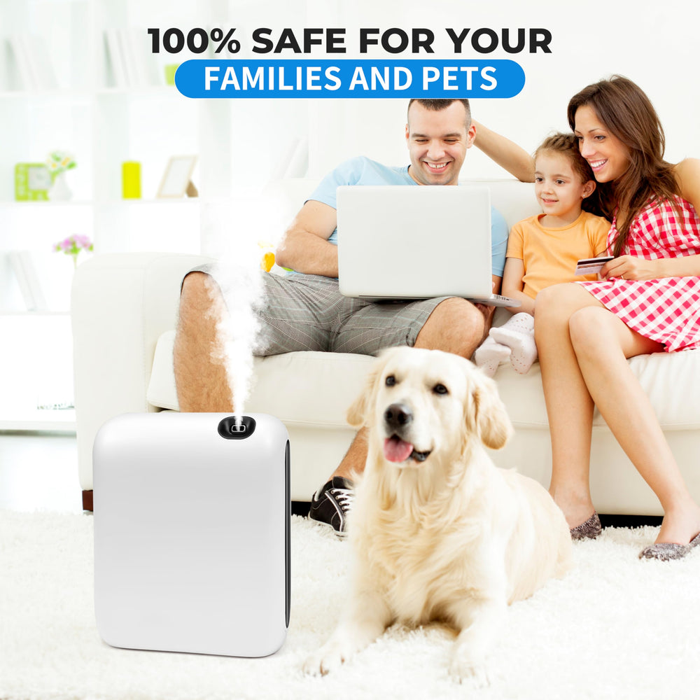 Spacious room ambience created by DAKISTF waterless diffuser