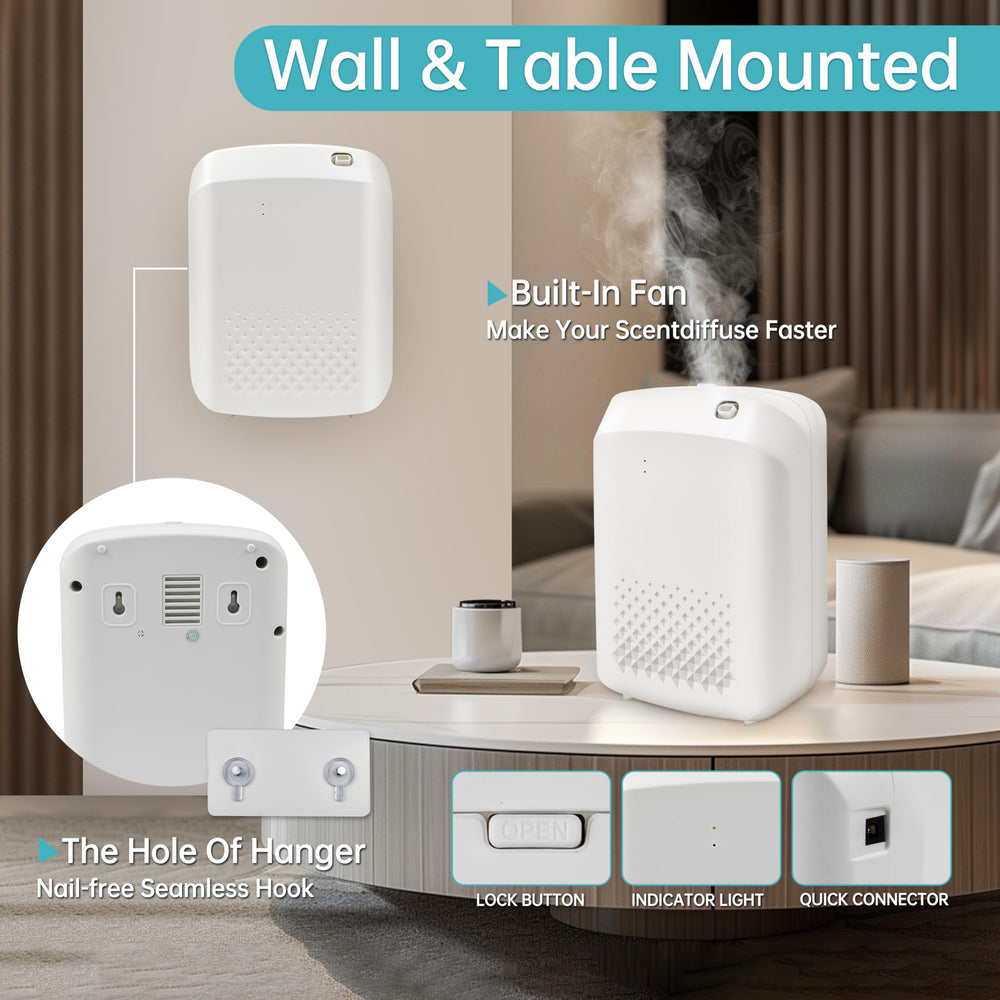 DAKISTF wall-mount kit with adhesive plate and screws for flexible installation.