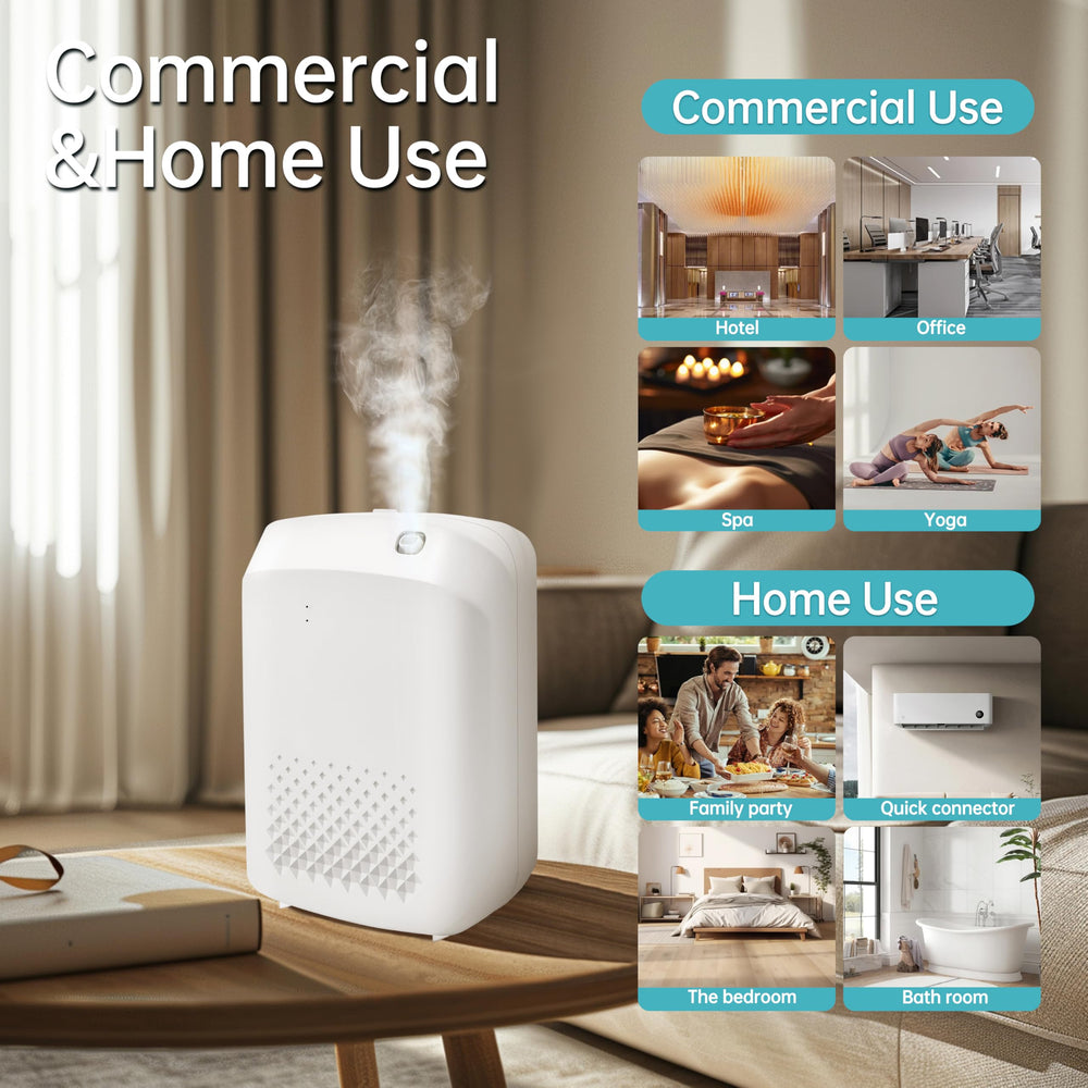 DAKISTF wifi-enabled diffuser enables remote control anytime with reliable connectivity.