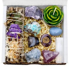 DANCING BEAR Healing Crystals calm-tranquility array for serenity