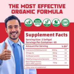 DANEW Pro CoQ10-400mg softgel with black pepper for absorption