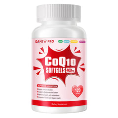 DANEW Pro CoQ10-400mg softgel bottle for daily cardio support