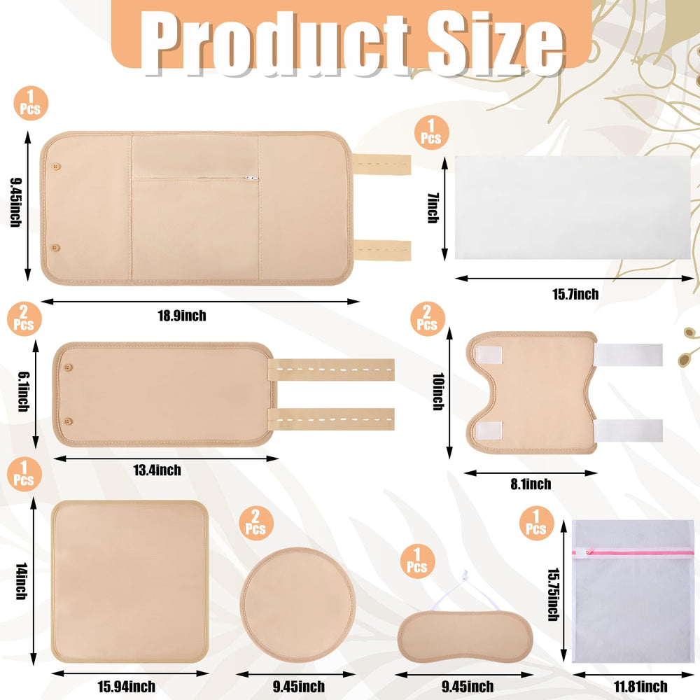Dansib breast wrap for gentle coverage and targeted warmth