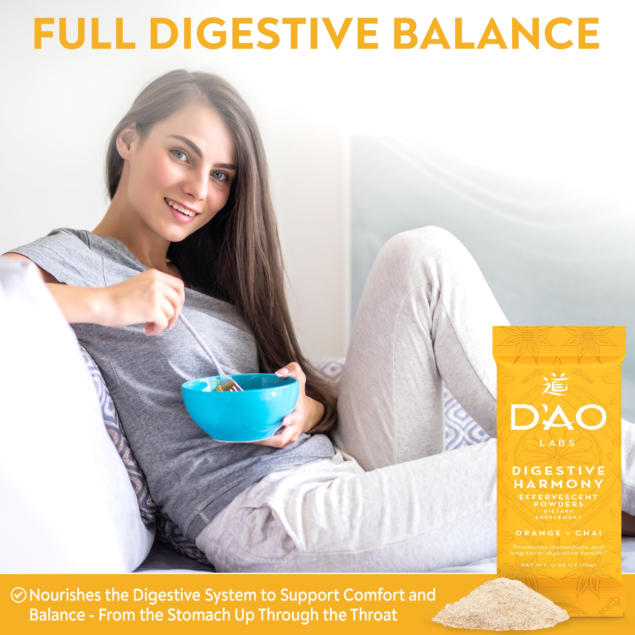 DAO Labs Digestive Harmony Bao He Wan-inspired blend connects heritage to modern use.