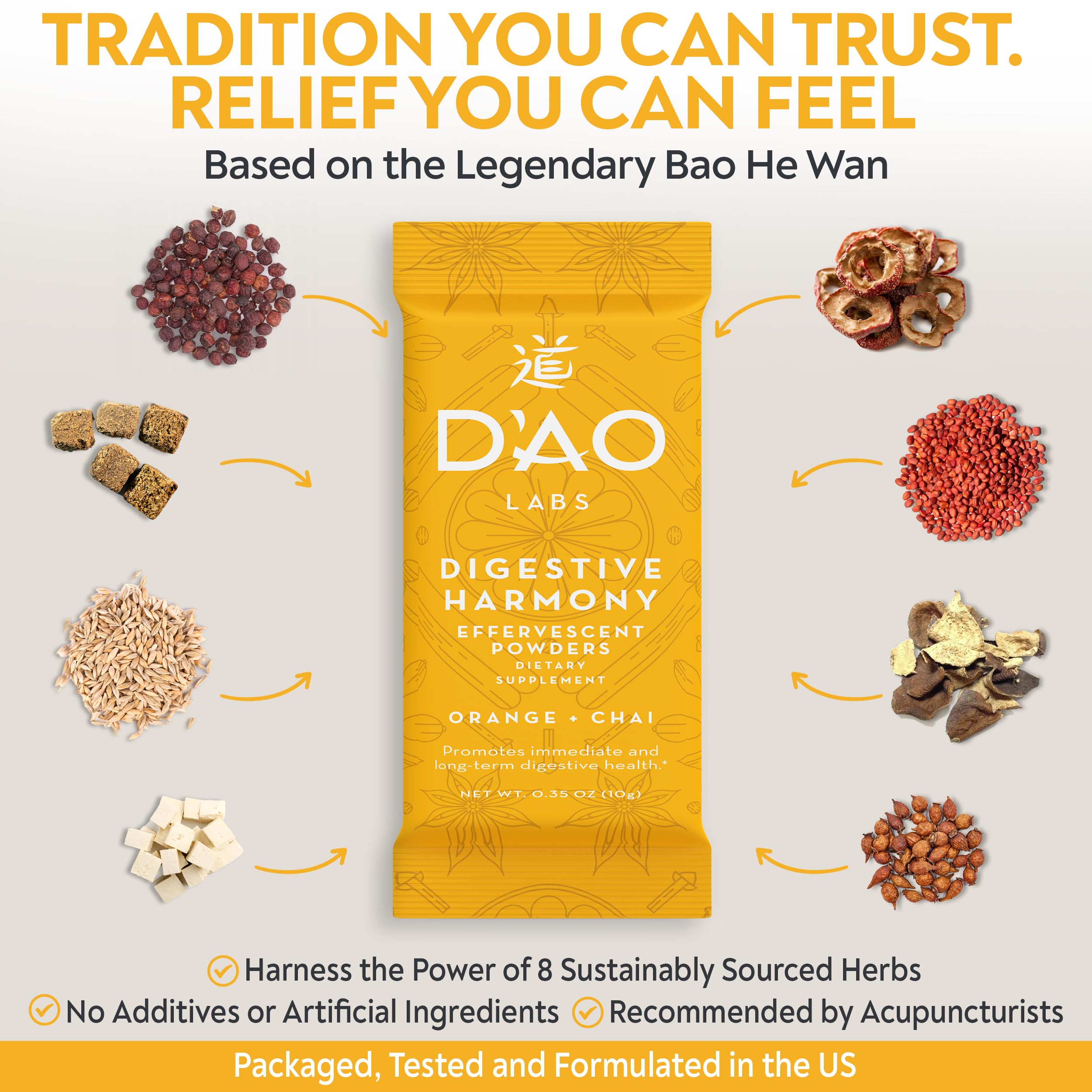 DAO Labs Digestive Harmony Hawthorn Berry adds traditional gut-supporting notes.