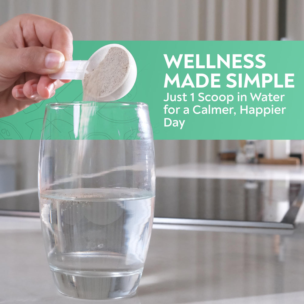 DAO Labs Emotional Balance apple-cucumber flavor promotes a pleasant wellness ritual.