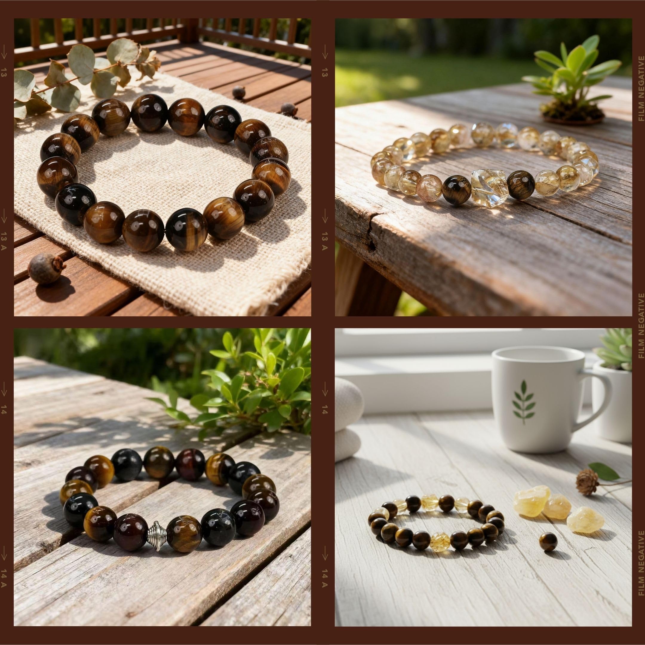 Dare to Mystic tiger's eye bracelet blends grounded energy with refined style.