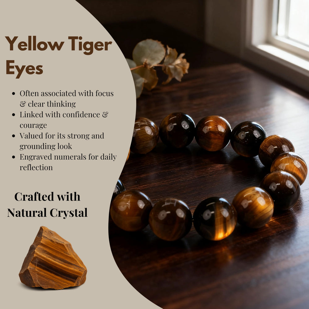 Dare to Mystic hand-strung elastic bracelet offers flexible daily comfort.