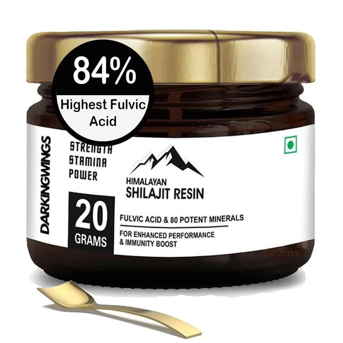 Darkingwings Shilajit Resin 500mg supports steady daily energy.