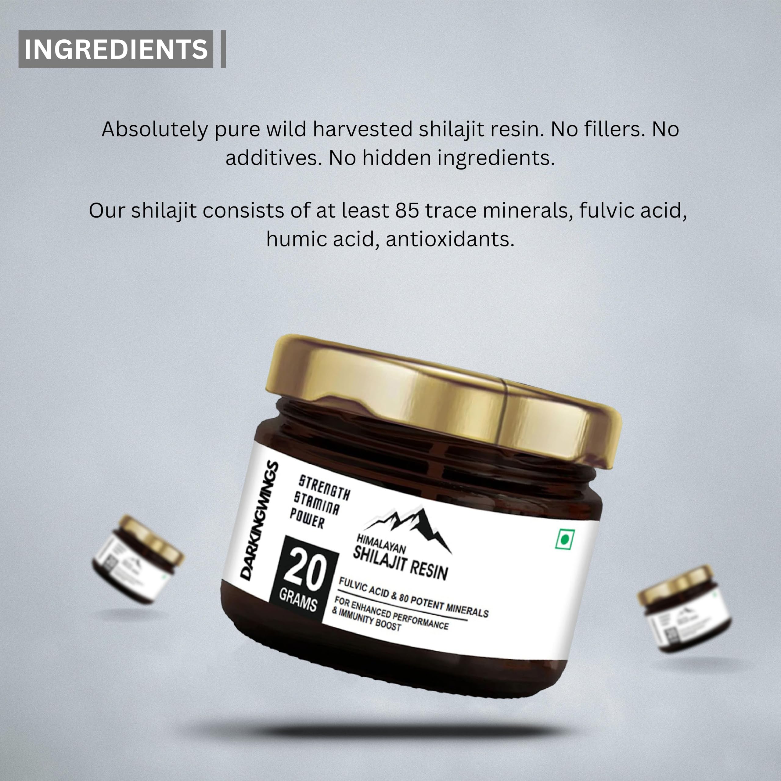 Darkingwings Measuring spoon ensures precise daily dose.
