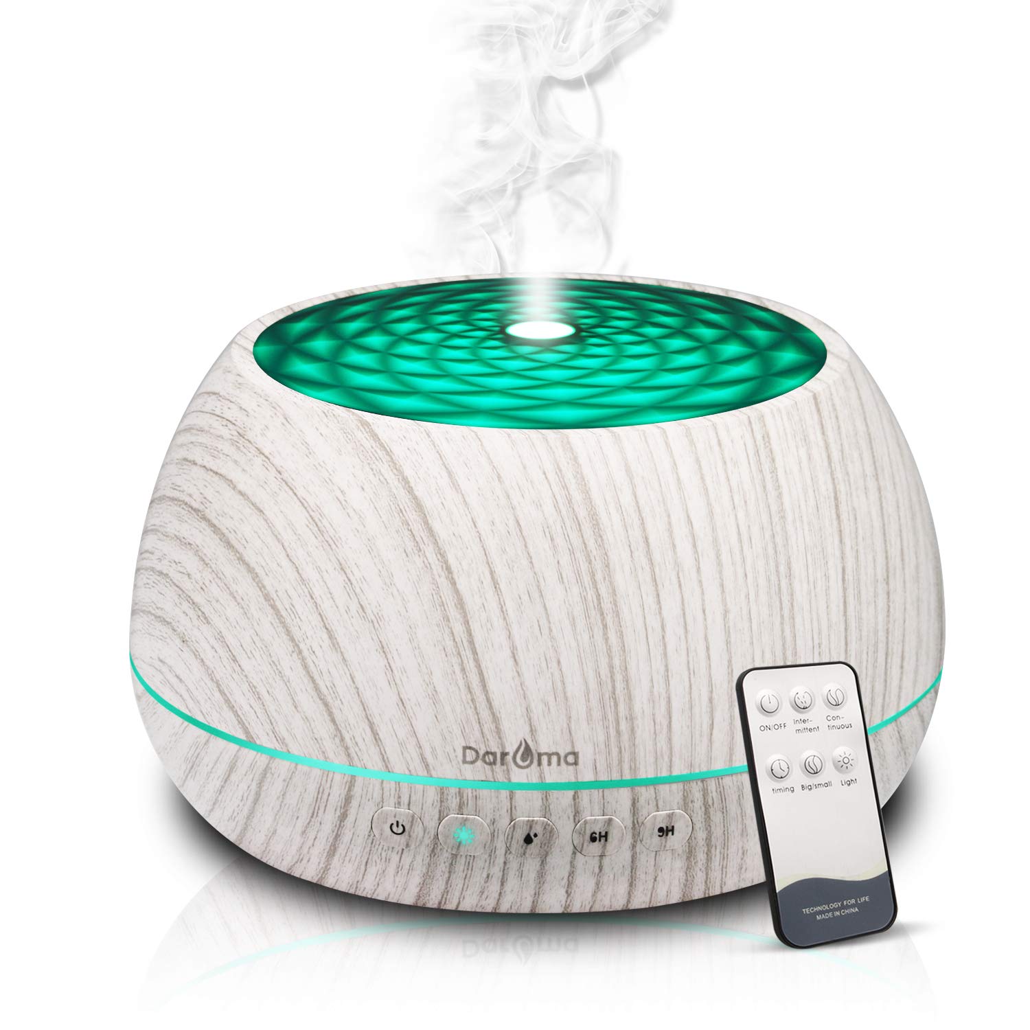 DAROMA diffuser with Bluetooth speaker for ambient music during relaxation