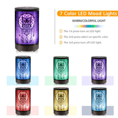 DAROMA Owl Diffuser auto-off feature for safe night-time use