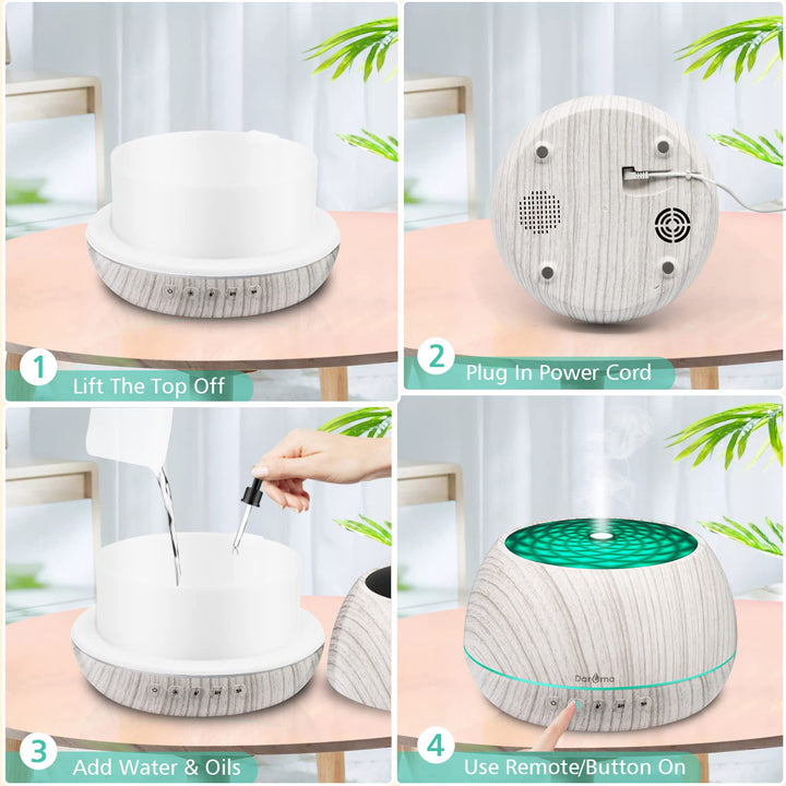 DAROMA sleek design suits home, office, or spa settings