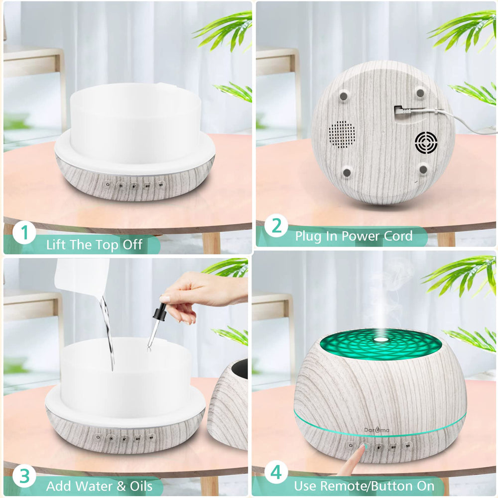 DAROMA sleek design suits home, office, or spa settings