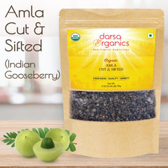 Darsa Organics amla tea brew highlighting tangy flavor and clear steep.