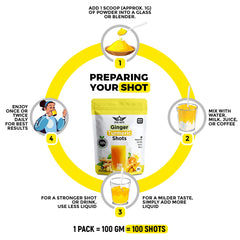DAUSON powder dissolving in water for an easy morning boost