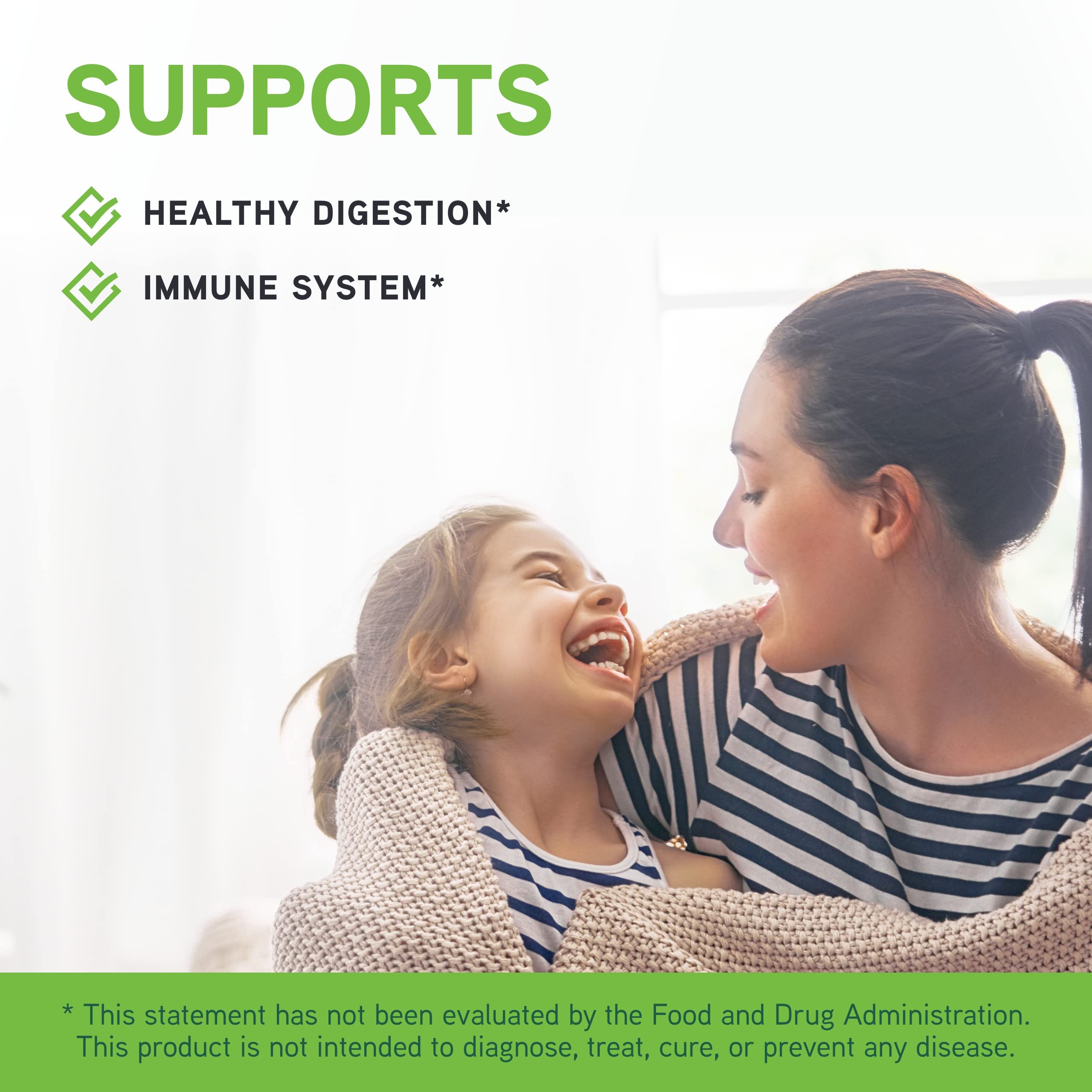 Illustration of gut health benefiting from probiotic strains.