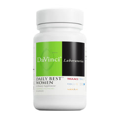 DAVINCI Daily Best Women bottle with capsules for daily wellness support.
