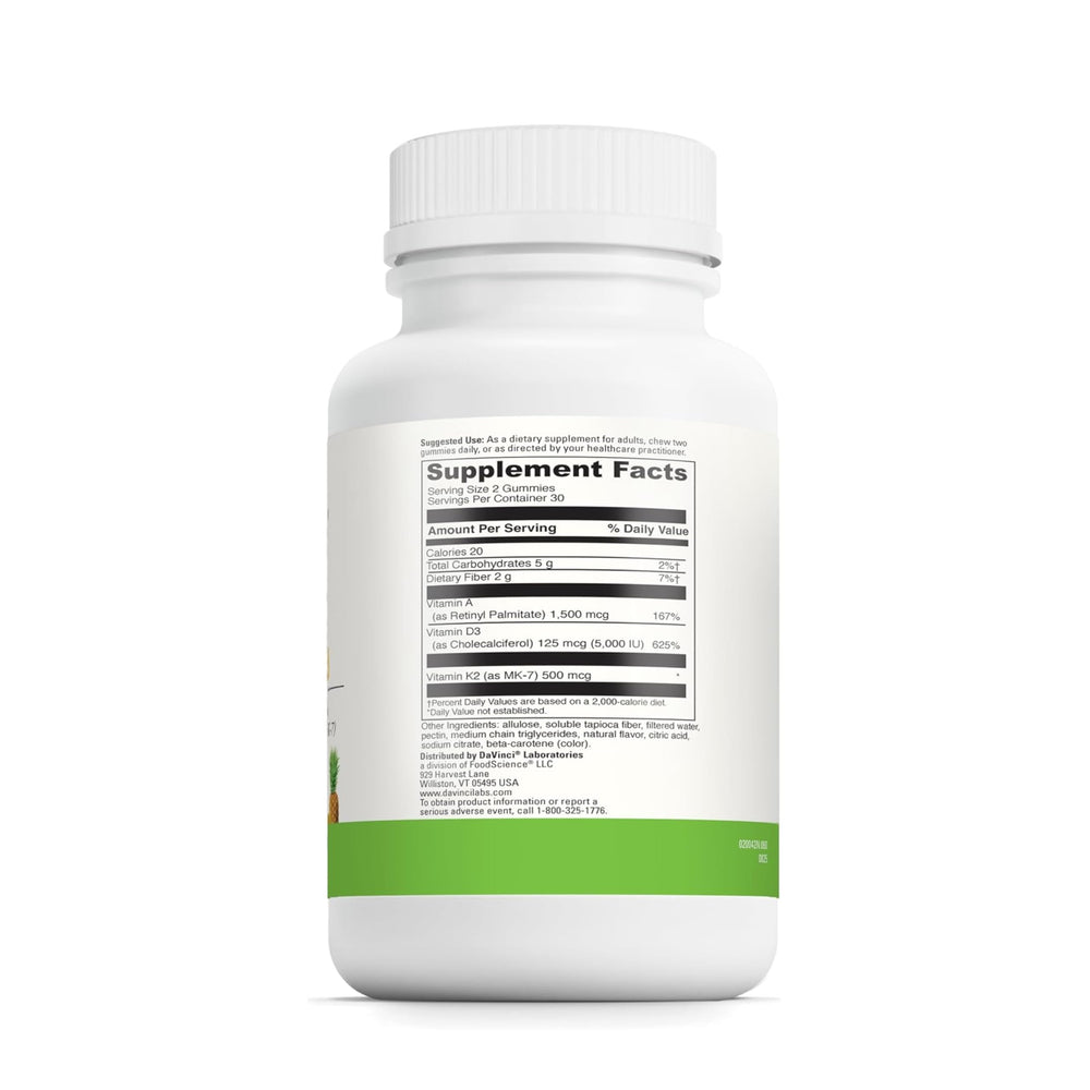 Pouring DaVinci ADK Gummies shows convenient daily intake.