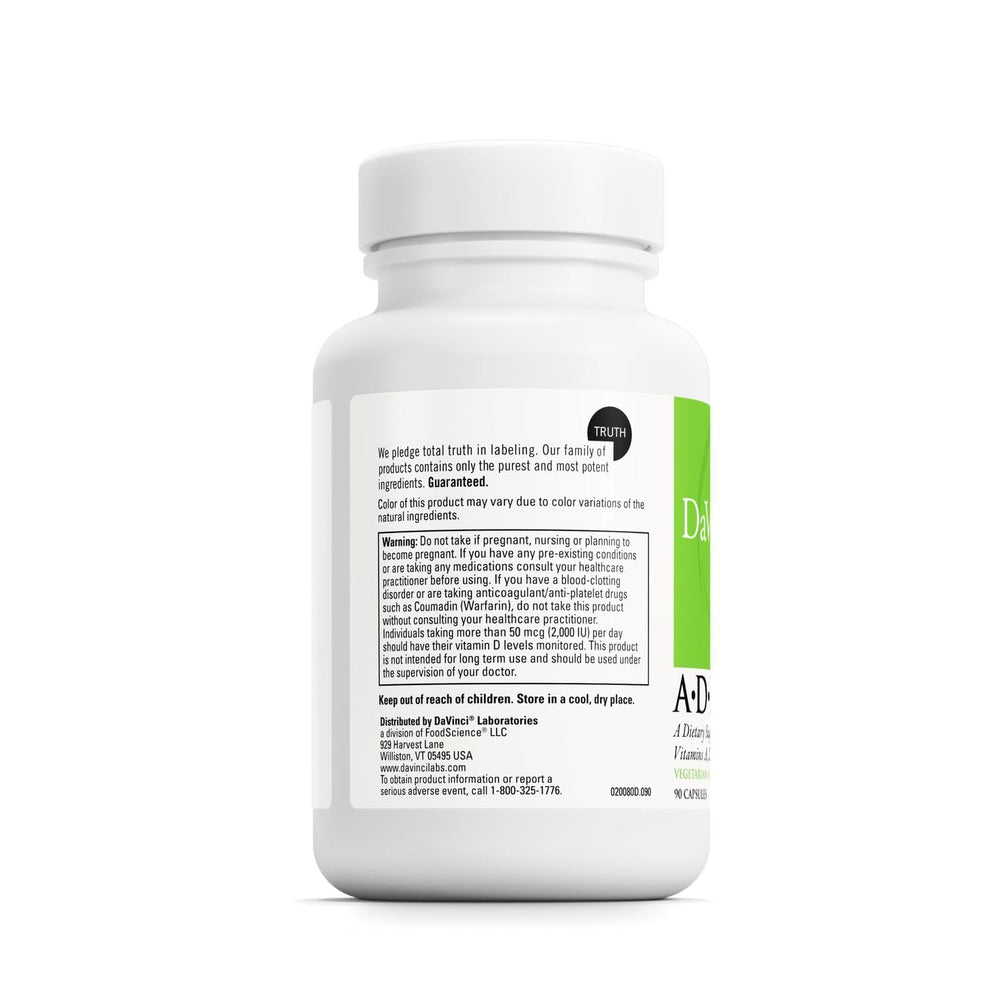 DaVinci ADK10 capsules close-up with smooth texture