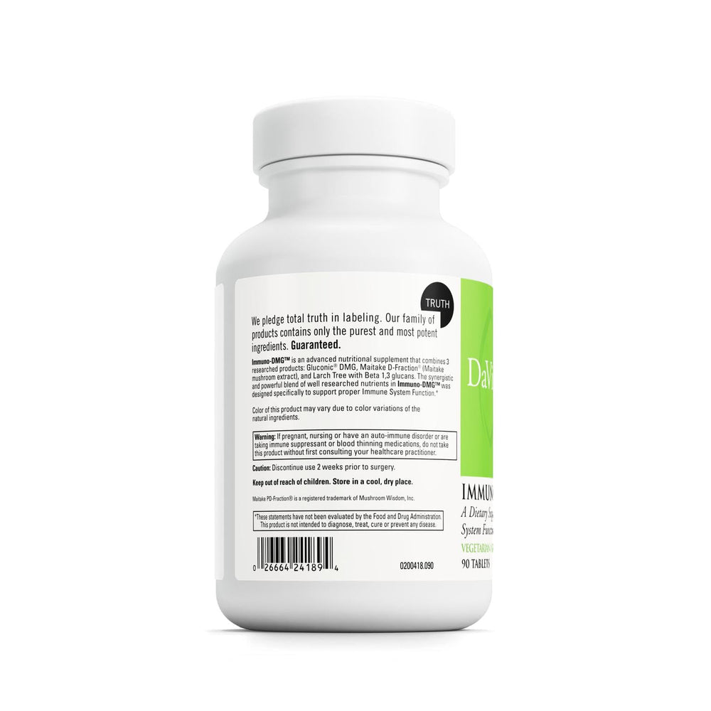 Davinci Labs Immuno-DMG maitake powder source highlight.