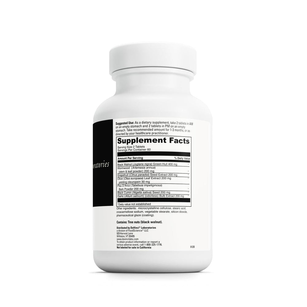 Back label shows gluten-free formula and ingredient transparency for daily wellness.