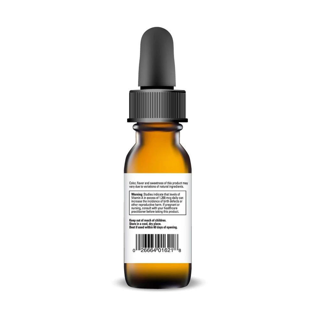 DAVINCI Liposomal A label closeup emphasizes purity and transparent ingredient information.
