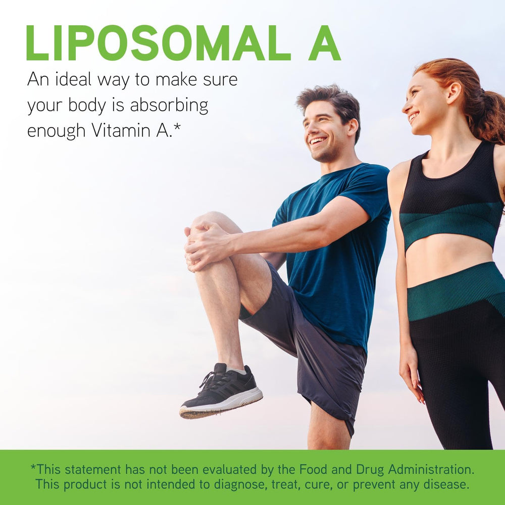 DAVINCI Liposomal A liquid in glass suggests a simple daily supplement.