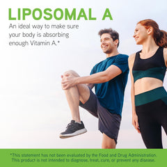 DAVINCI Liposomal A liquid in glass suggests a simple daily supplement.