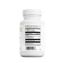 Close-up of the Immuni-z bottle highlights easy-to-use lozenges for quick daily use.