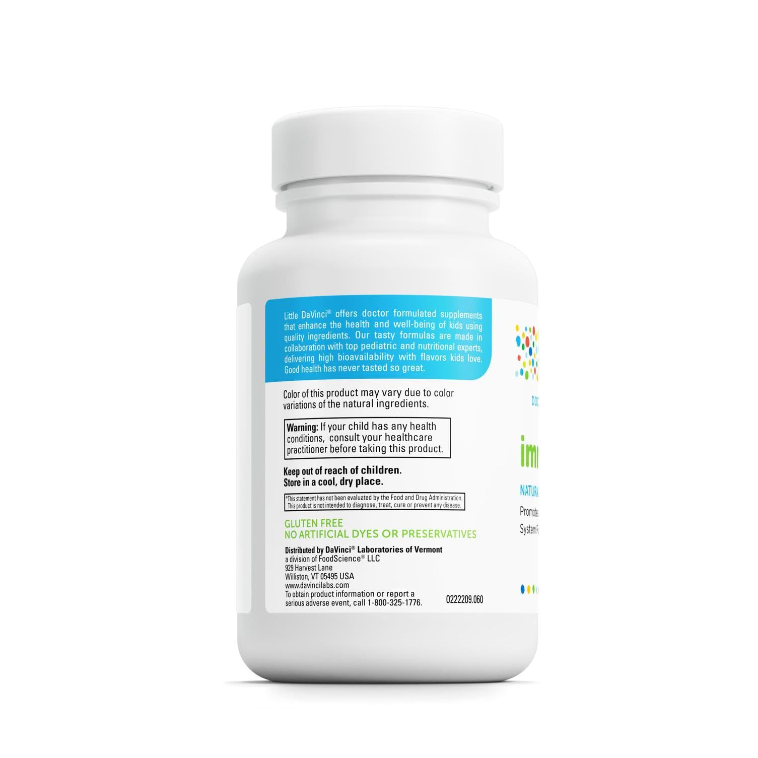 Lemon-flavored Immuni-z lozenge ideal for kids to support focus and routine.