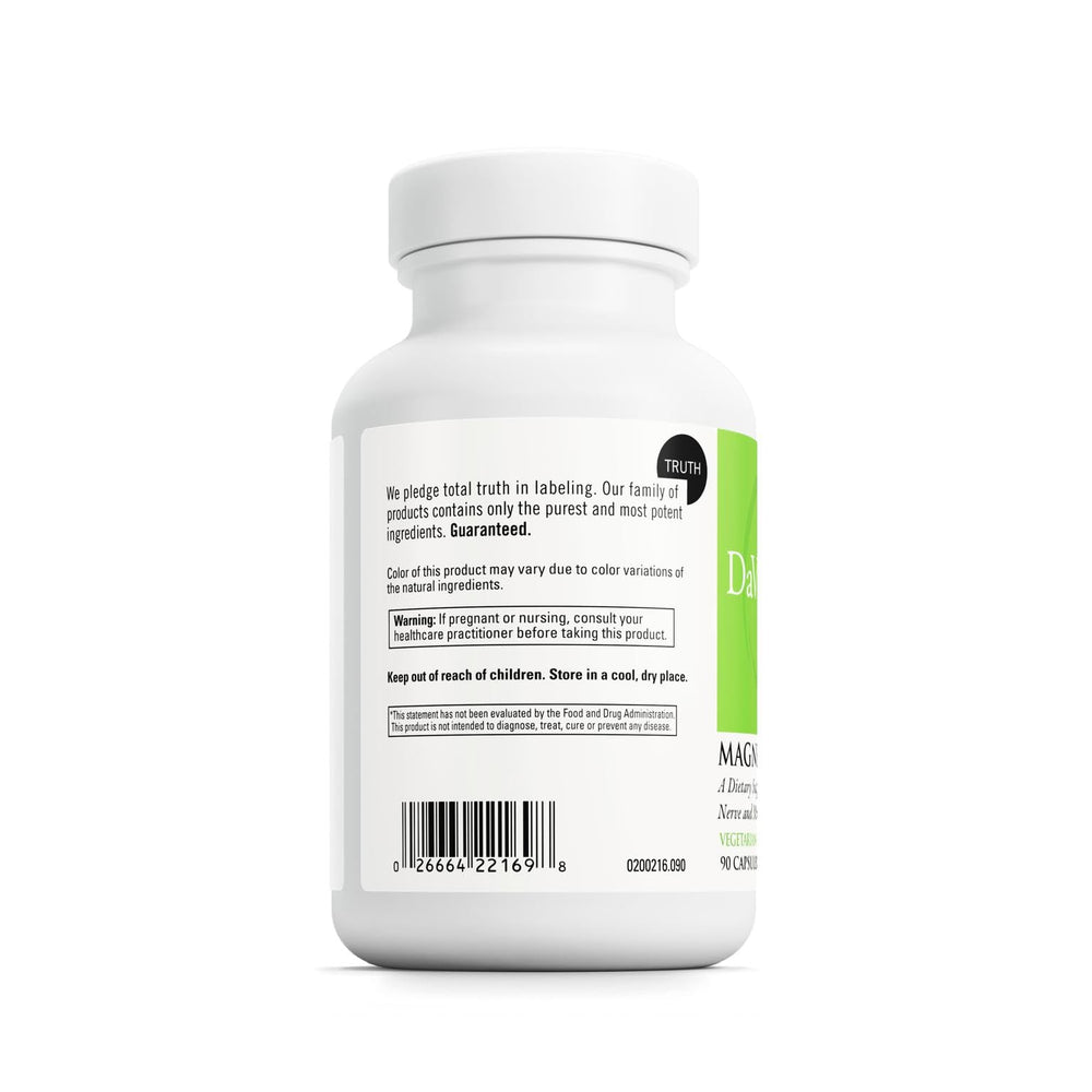 DaVinci Magnesium Citrate label showcasing gluten-free formulation