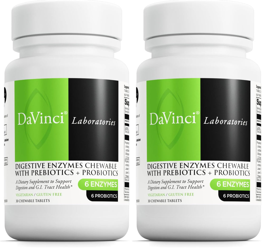 Davinci Mega Probiotic ND bottle displaying label for daily digestive support.