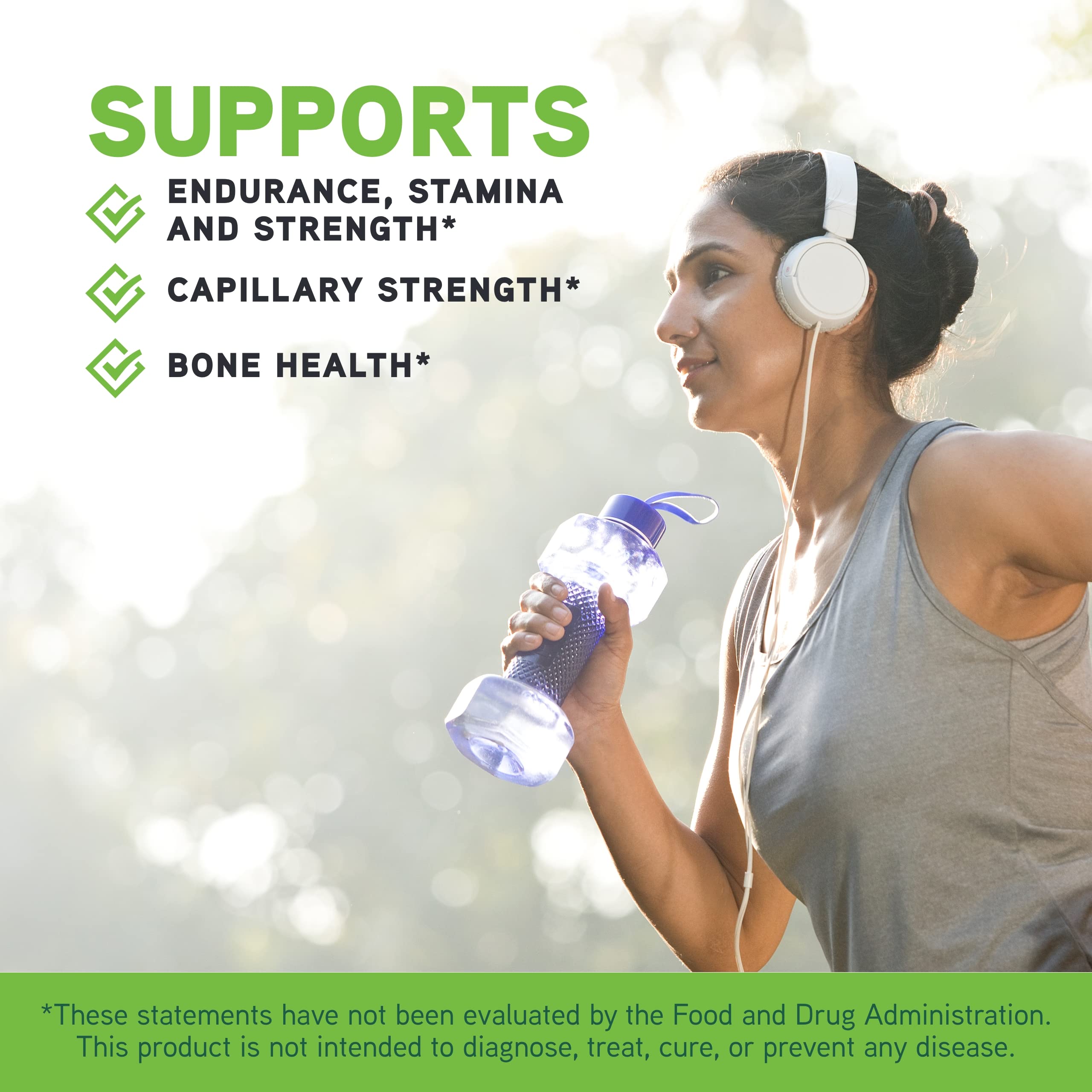 DaVinci Spectra Woman tablets display daily capsules for energy and bone support.