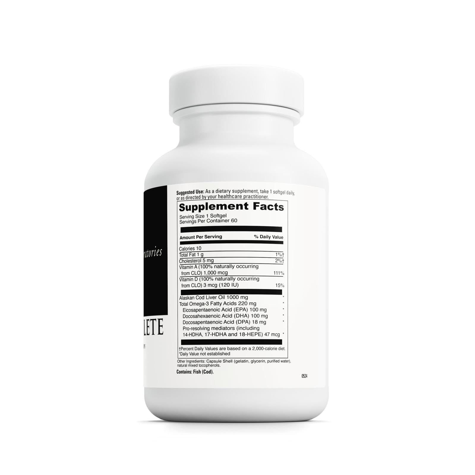 DaVinci SPM Complete bottle-front showing softgels for daily wellness