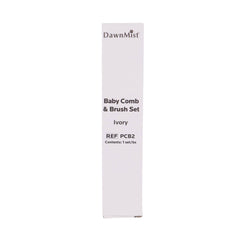 DawnMist Dukal PCB2 ivory brush close-up with soft bristles