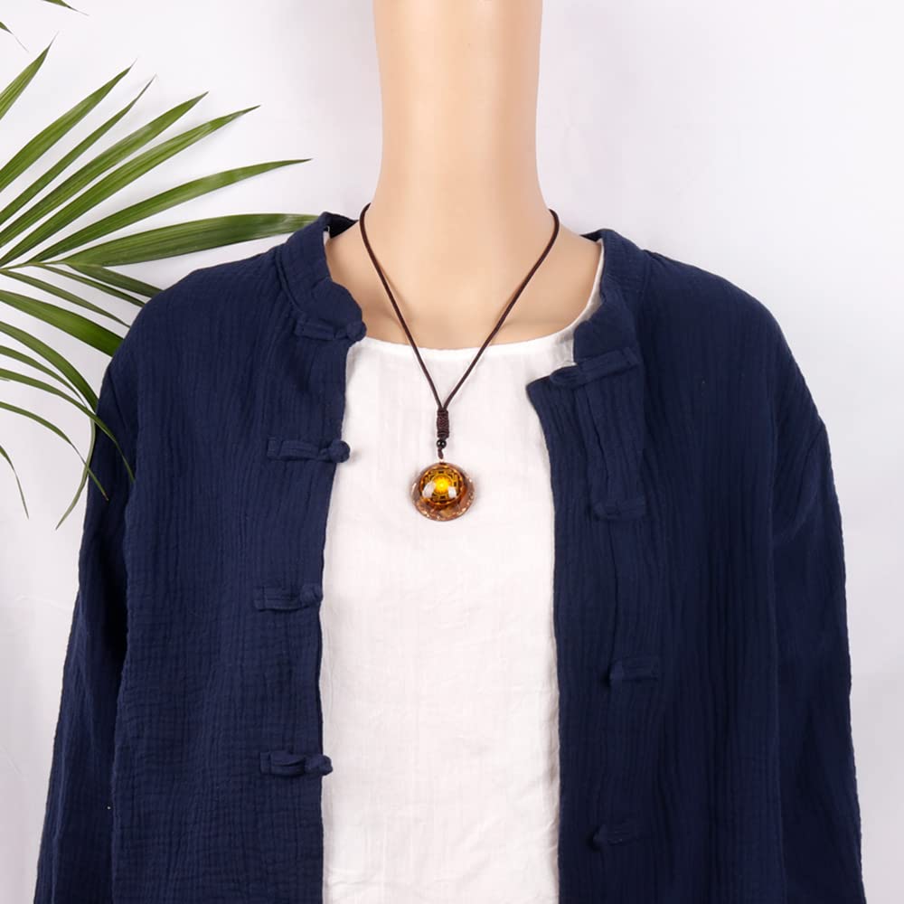 Day Day Up natural crystal tiger eye charm for inner strength