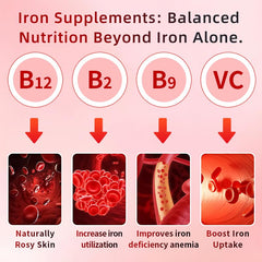 DCXC Dr.Siana Iron tablets daily-use scene shows easy-to-swallow design.