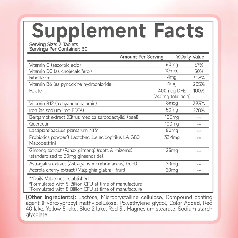DCXC Dr.Siana Iron tablets with energy message suggests daily focus support.