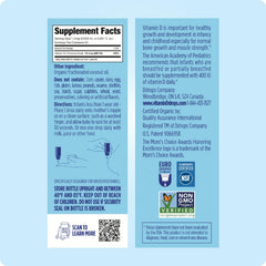 Ddrops Baby 400 IU daily-dose chart helps track drops
