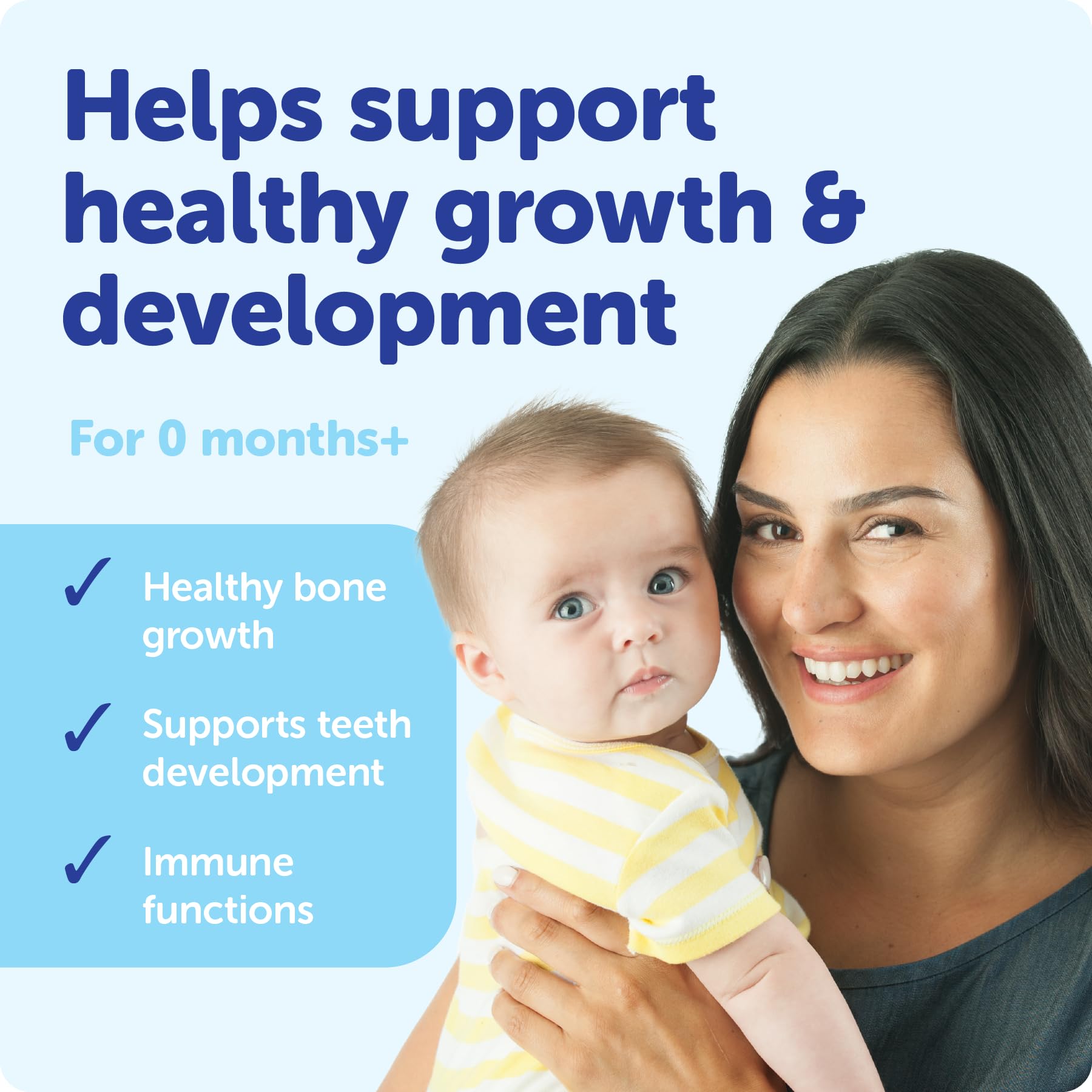 Baby Ddrops vitamin D used on pacifier for soothing moments
