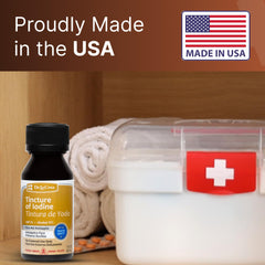 Label closeup highlights Made in USA and fragrance-free formula.