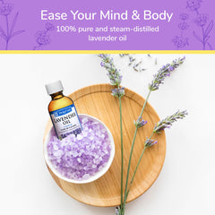De La Cruz lavender oil pour enabling quick diffuser drops