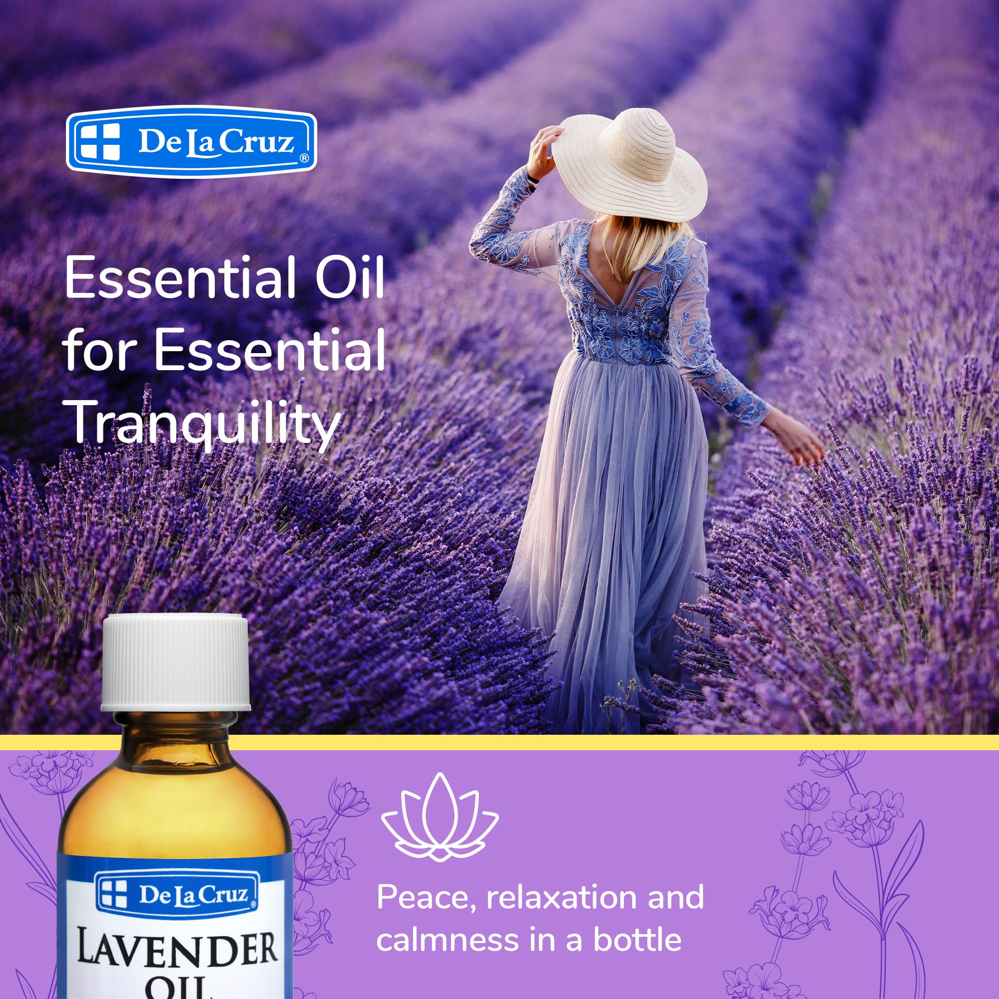 De La Cruz lavender oil produced via steam distillation process