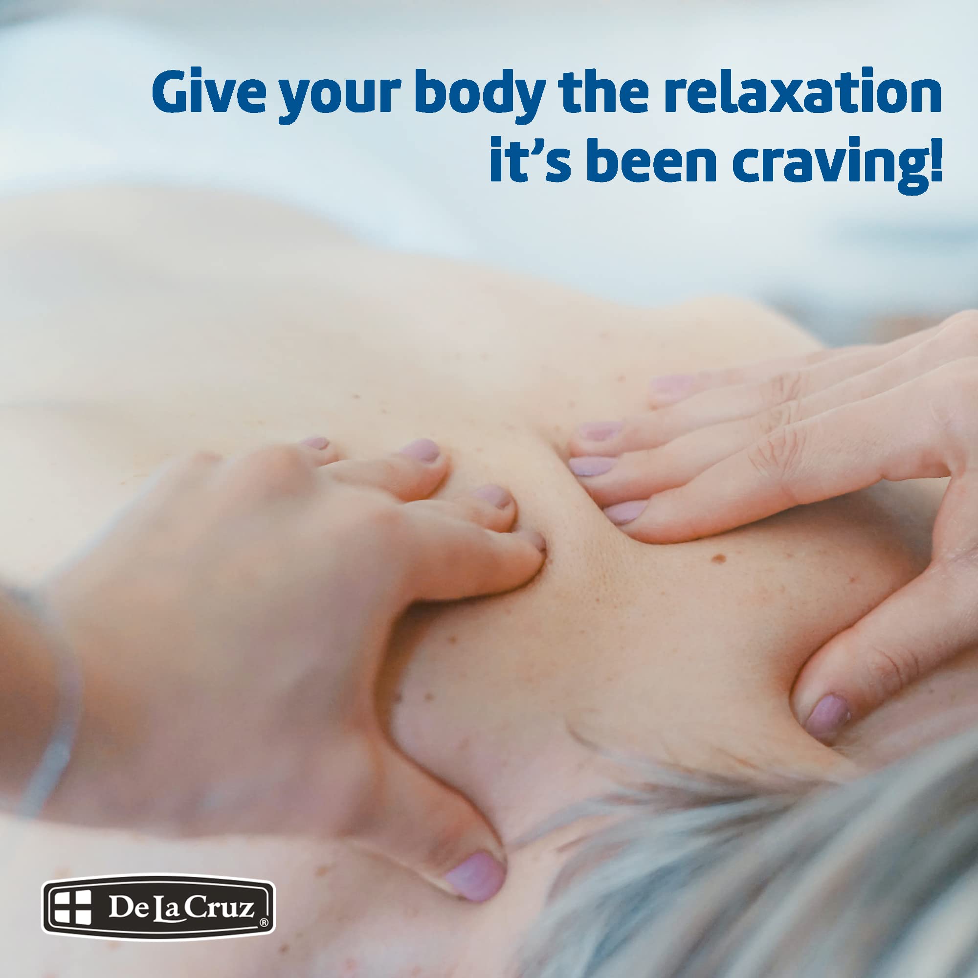 De La Cruz Soothing Balsam lightweight texture absorbs quickly without greasiness.