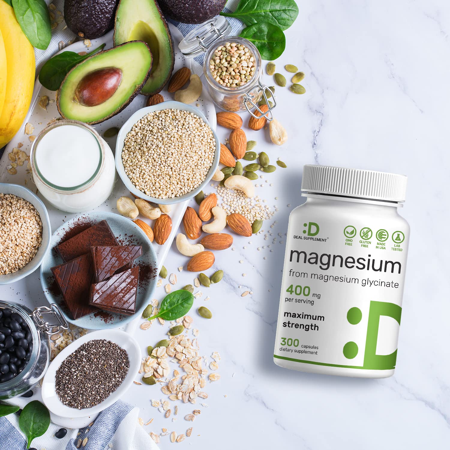 DEAL SUPPLEMENT 3-month supply box emphasizing value.