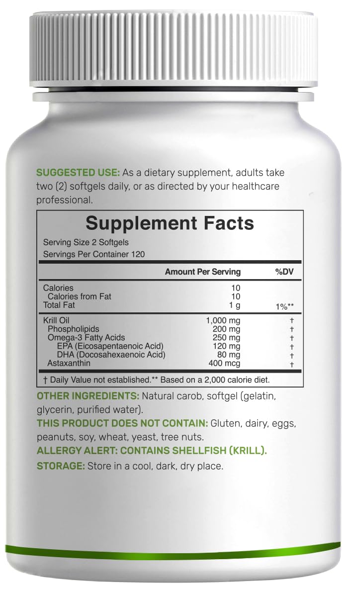 Deal Supplement Krill Oil with astaxanthin content emphasized